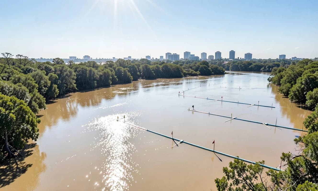 Brisbane 2032 Olimpiyatları için Fitzroy Nehri onaylandı, timsah endişeleri gündemde kaldı