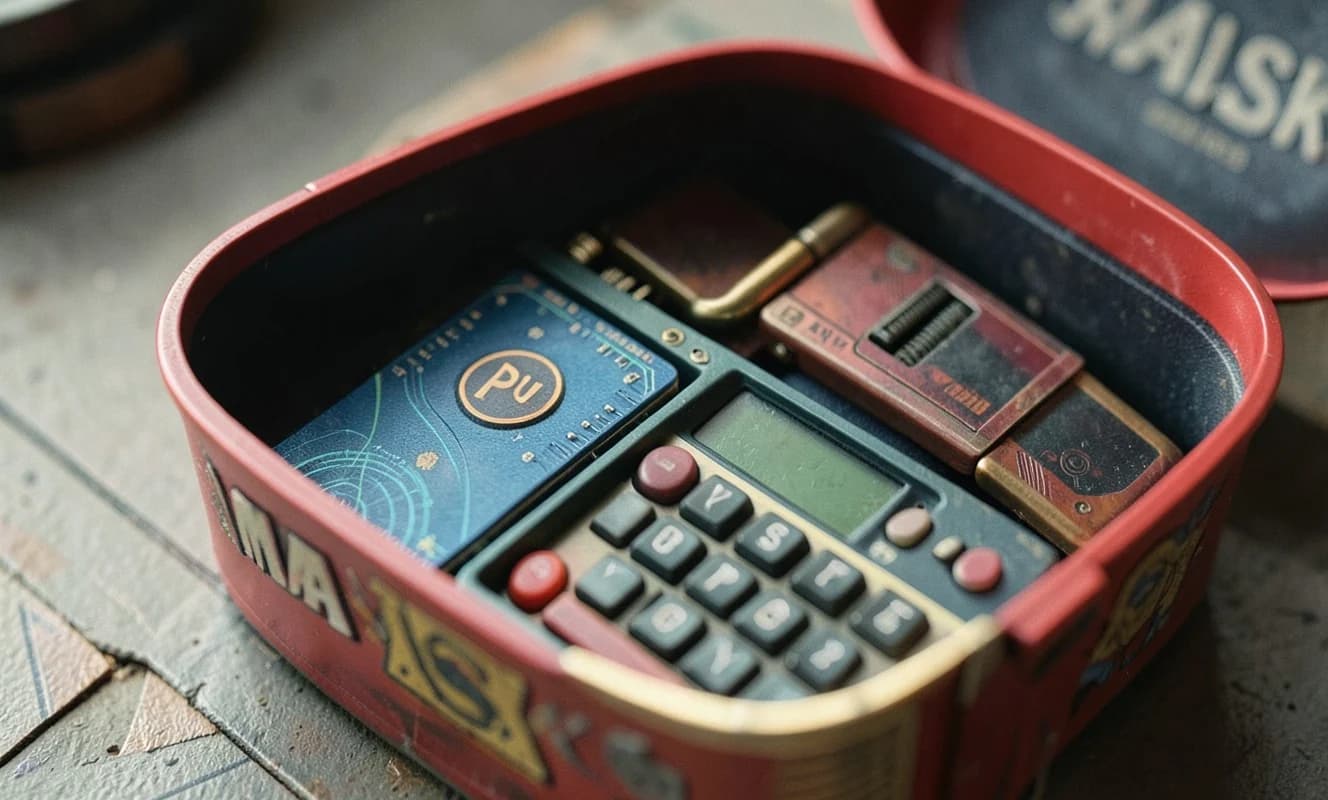 Computadora portátil con tema M.A.S.K.: Nostalgia de los 80 con Cyberdeck
