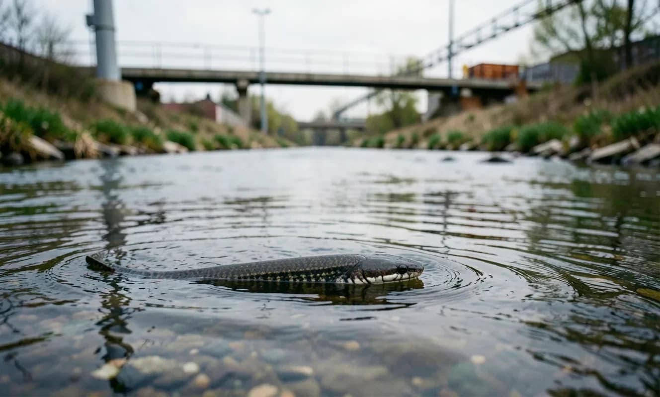 ヨーロッパの泉魚、道路やダムの脅威に科学的対策