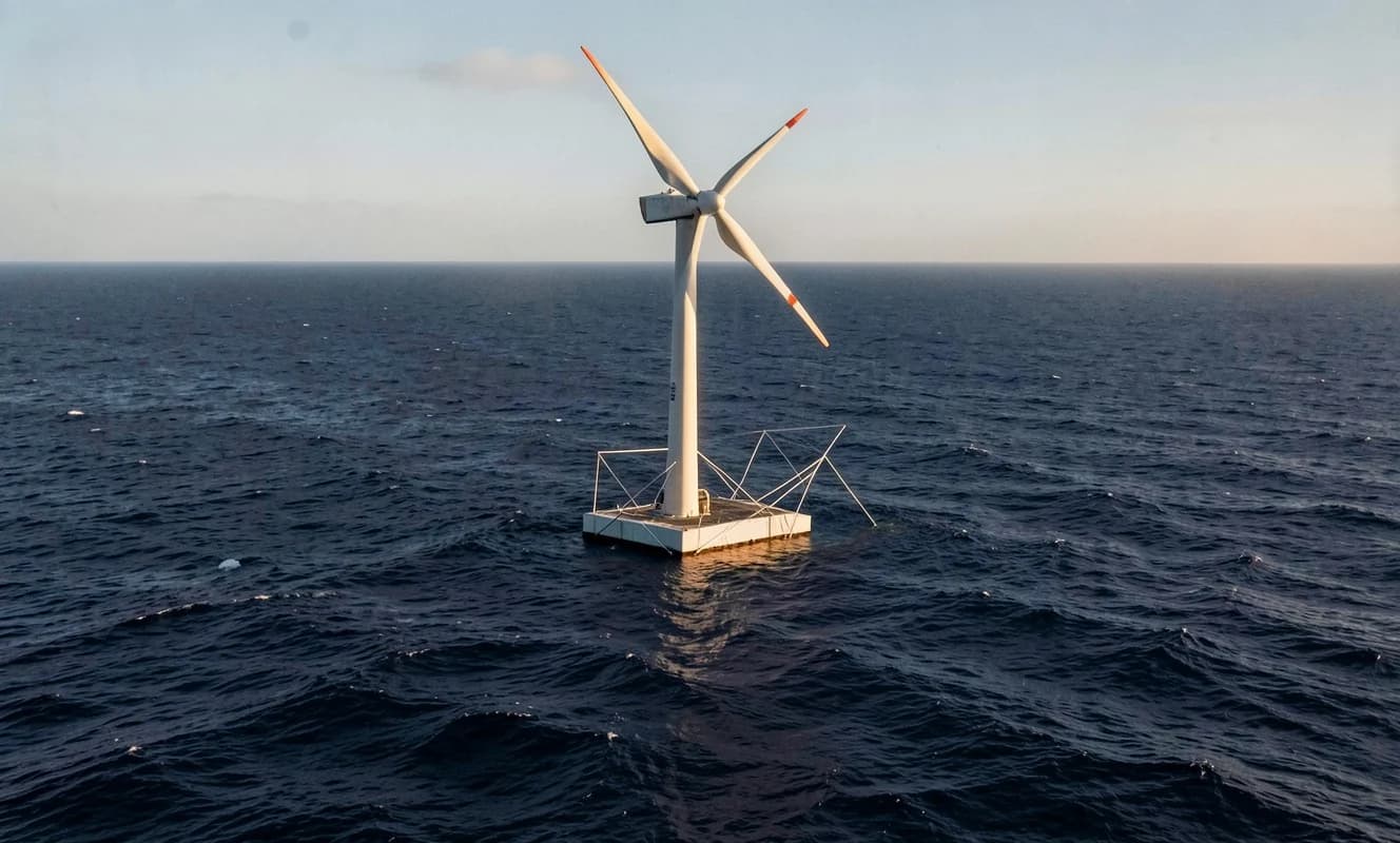 Temel geometri ile yüzer rüzgar enerjisi maliyetleri %40 azaltıldı