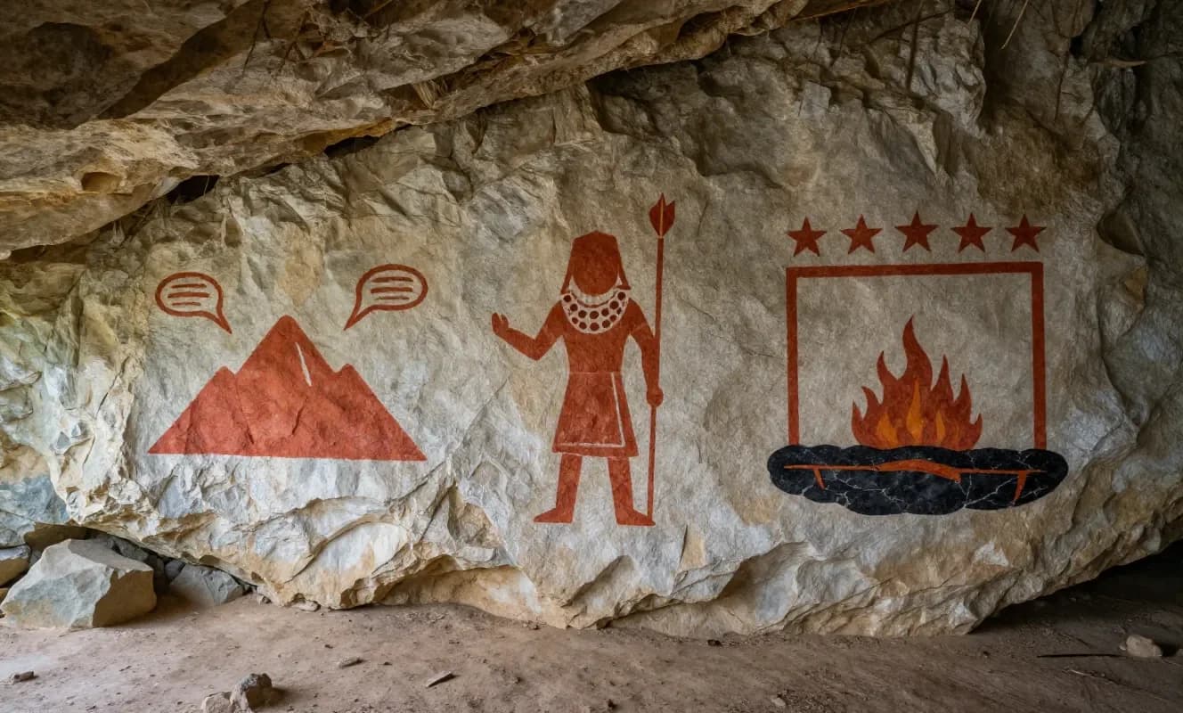 Descubiertas pinturas rupestres que podrían formar parte del sistema de escritura mesoamericano