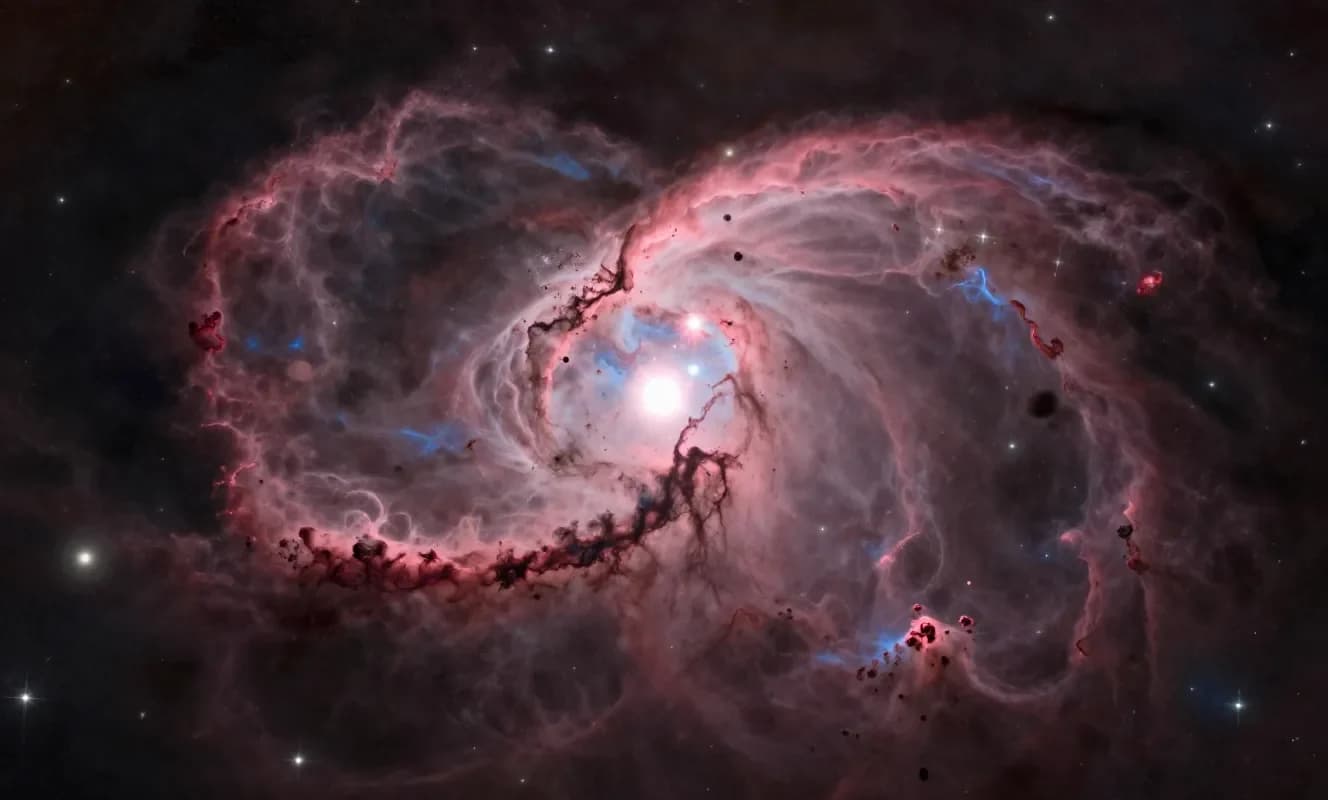 Vera C. Rubin Gözlemevi, Martı Bulutsusunu (IC 2177) 144 Megapiksel Test Görüntüsüyle Yakaladı