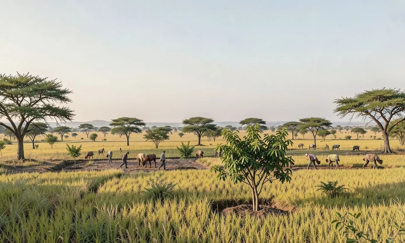 Afrika'nın Yeşil Duvarı: 19 Yılda 100 Milyon Ağaç Hedefi Şekil Alıyor