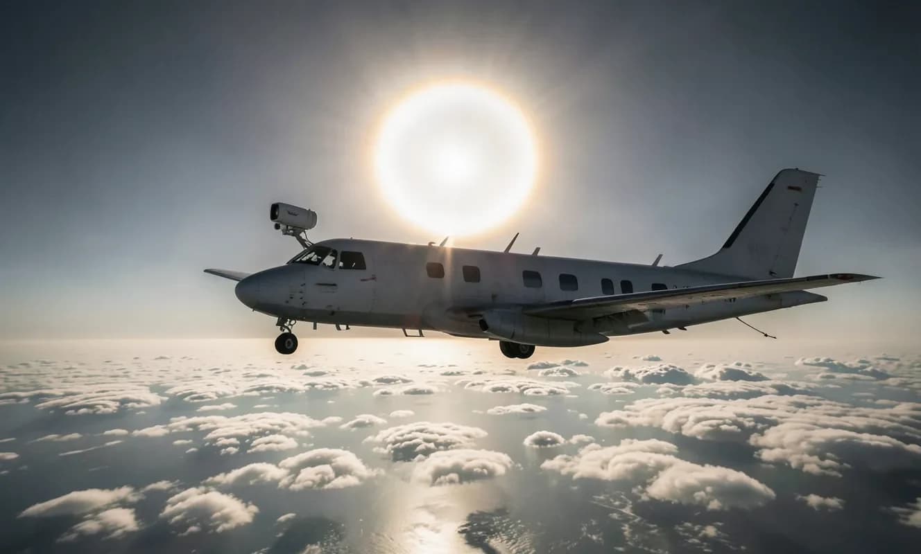 ABD uzay ajansı 高高度機、雲に覆われた影で太陽コロナを観測