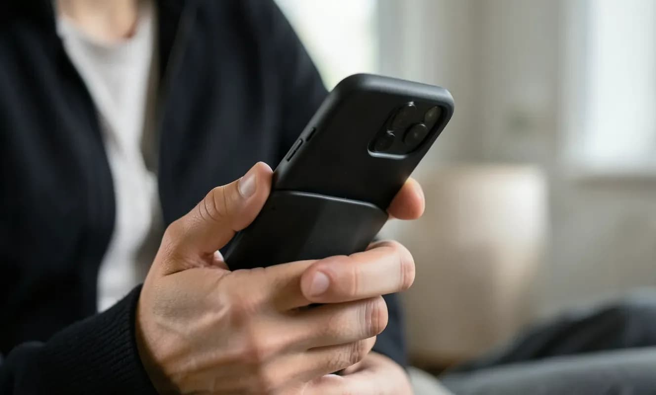 Mıknatıslı Telefon Tutucusu