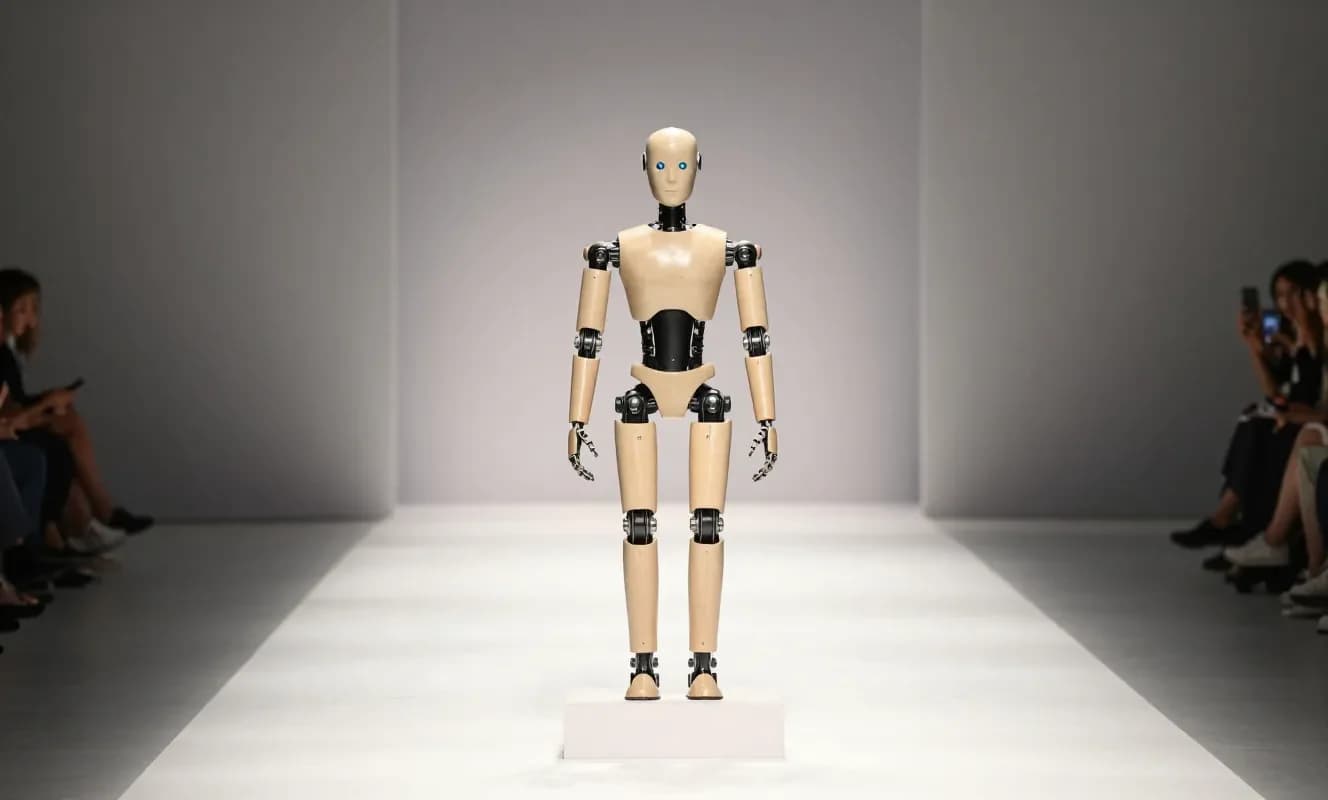 Vogue World Milano'da robotlar podiuma çıktı, tepkiler soğuk kaldı