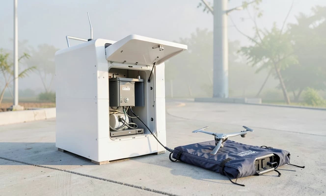 DJI, 45 saniyede batarya değiştiren Dock 4'ü duyurdu