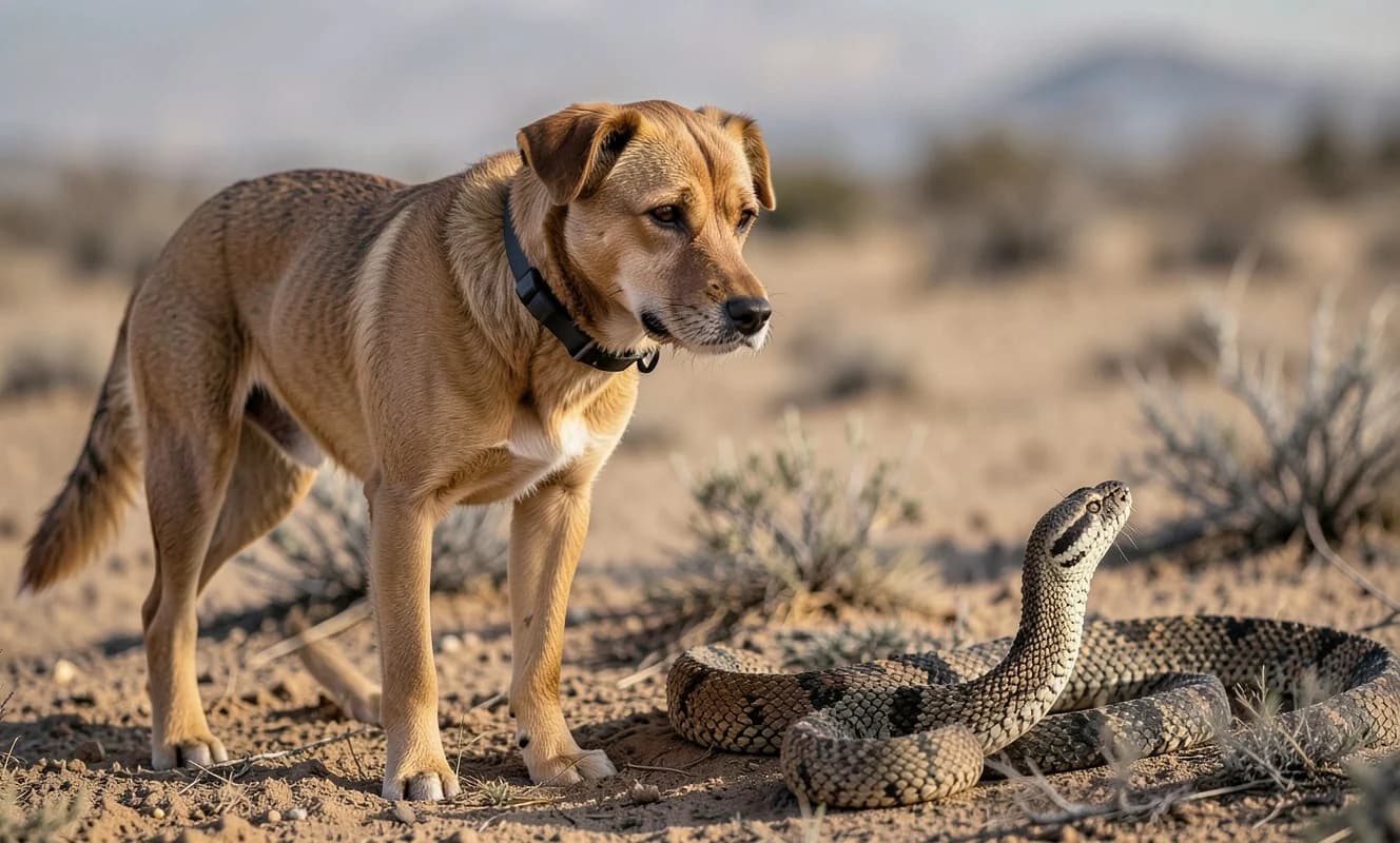 Entrenamientos para que los perros eviten serpientes venenosas