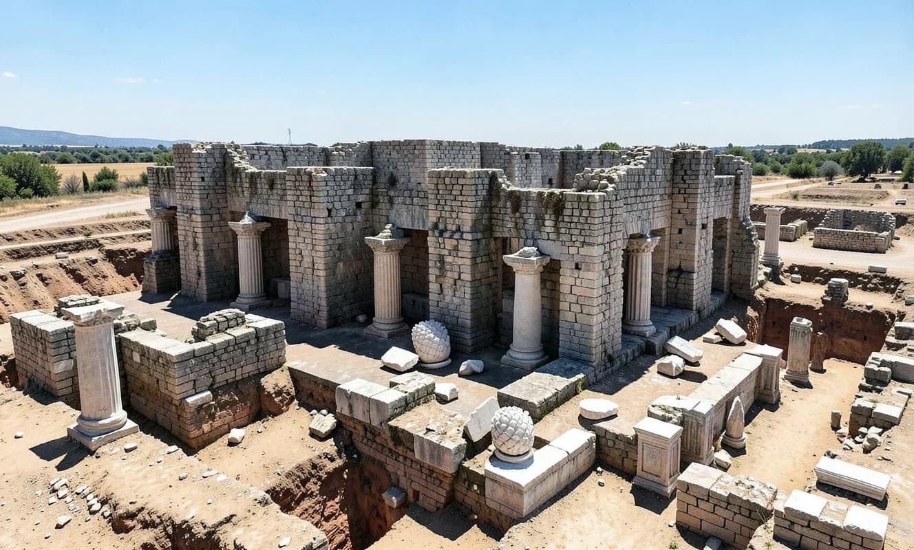 Bulgaristan'daki Roma kalesinde muhtemel bir pretorium keşfedildi
