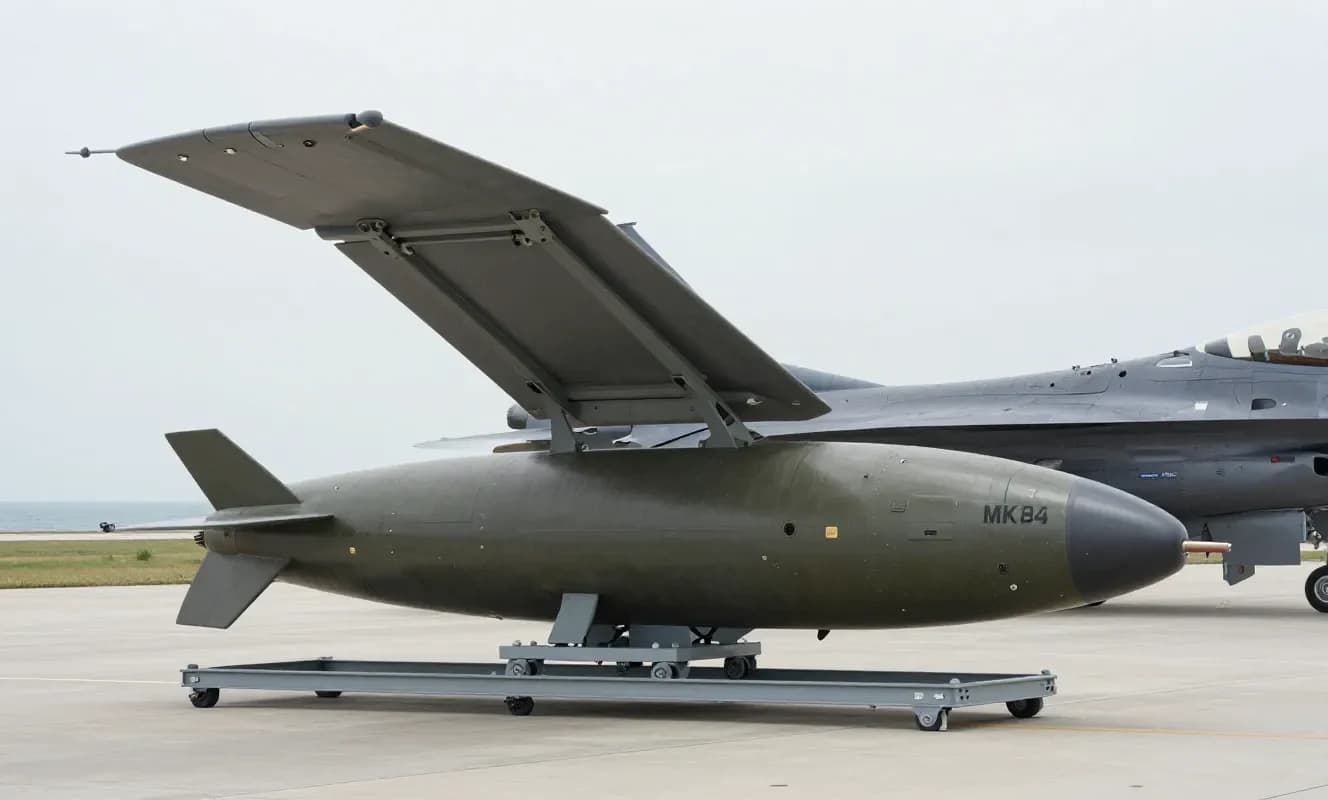 ASELSAN KGK-84 kanatlı güdüm kiti F-16'dan ilk kalifikasyon menzil atışında hedefe isabet etti