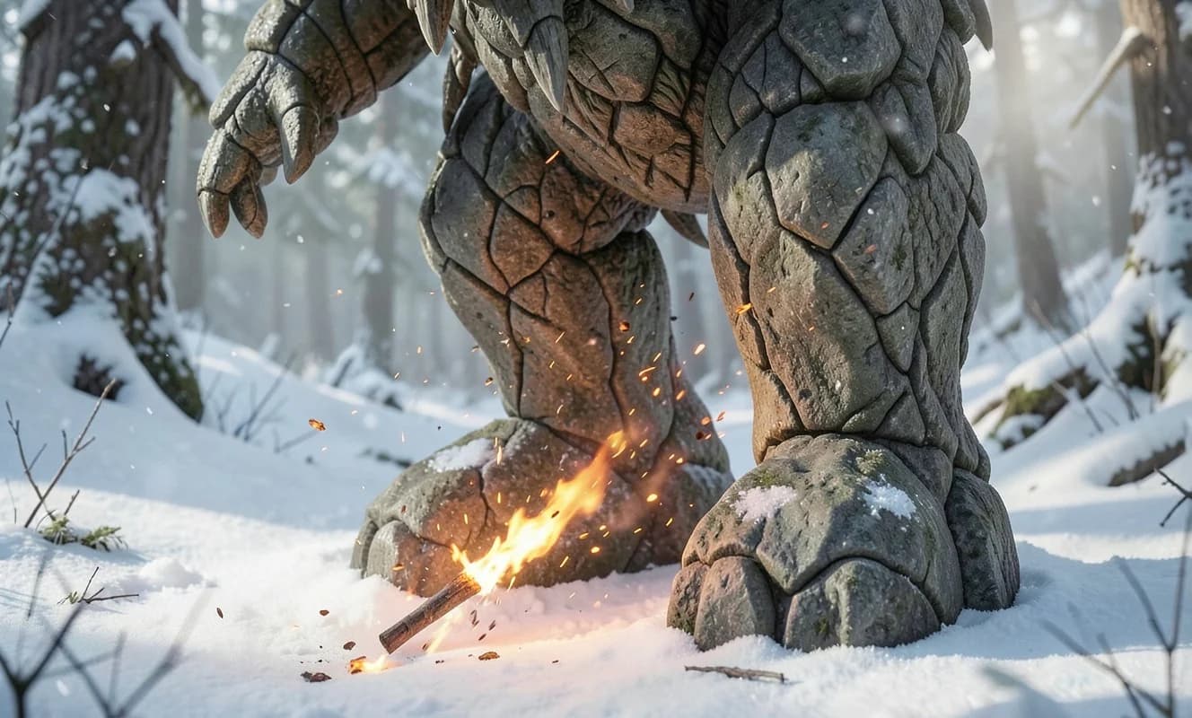 Valheim 1.0で深北の30メートルの岩がガムトールに割り裂かれる