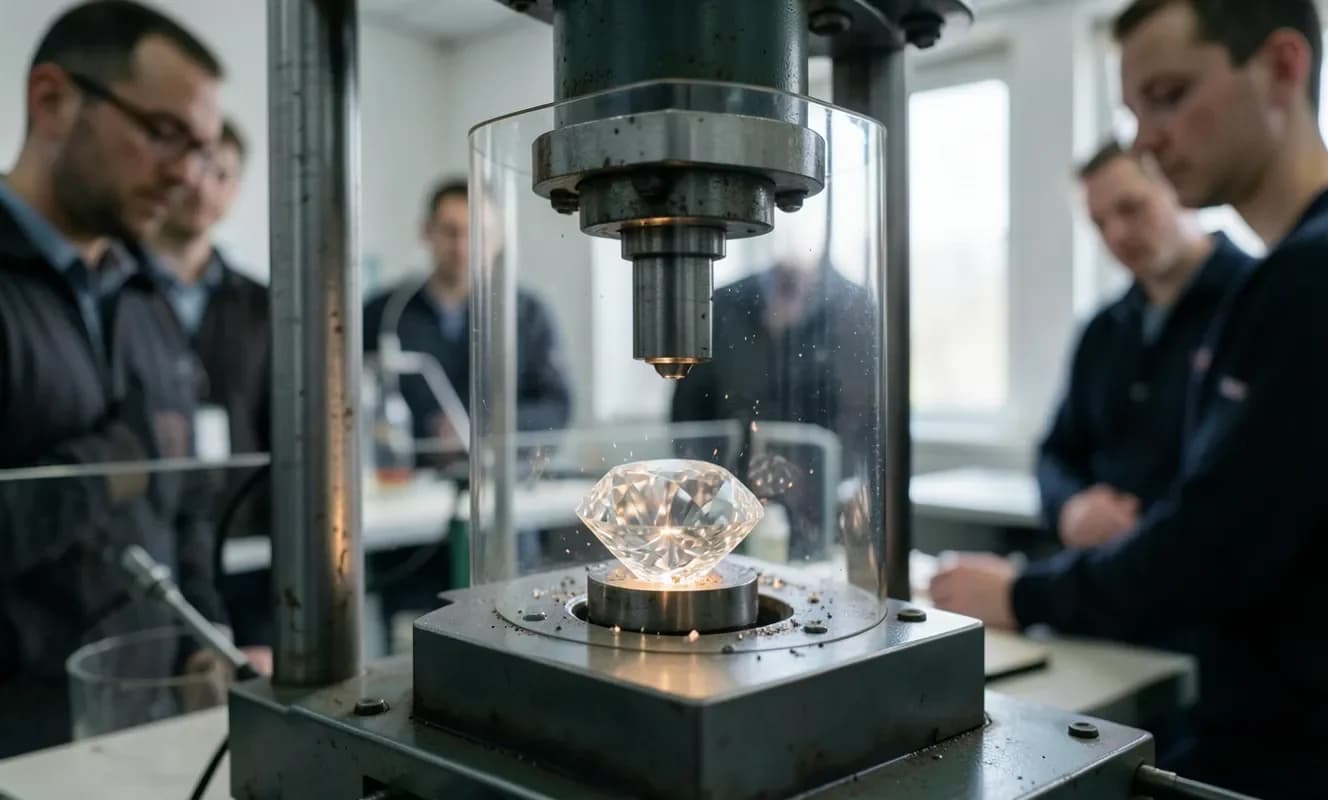 Nuevo método aumenta cinco veces la resistencia del diamante