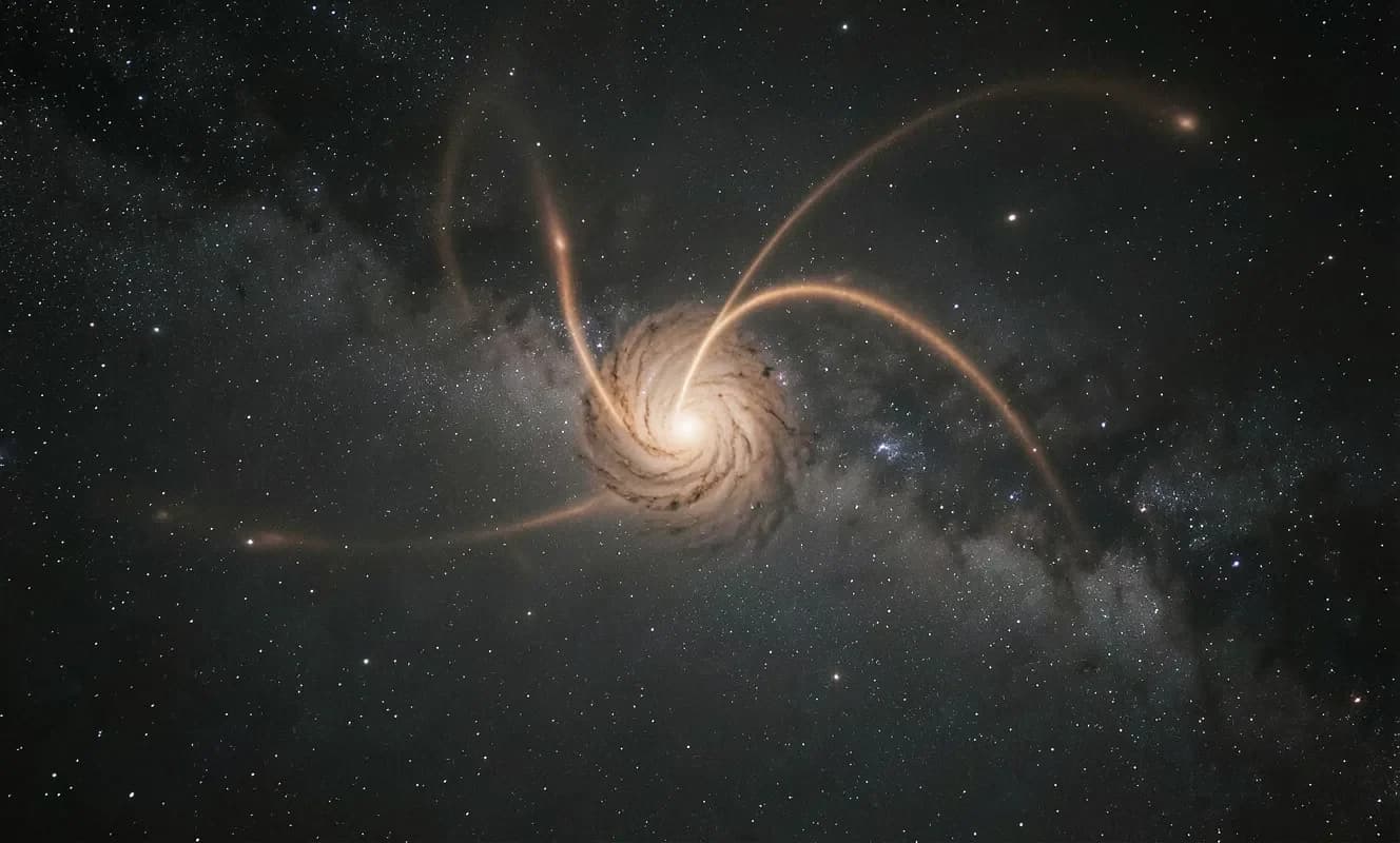死にゆく星が宇宙のリサイクル機構を観測する機会を提供