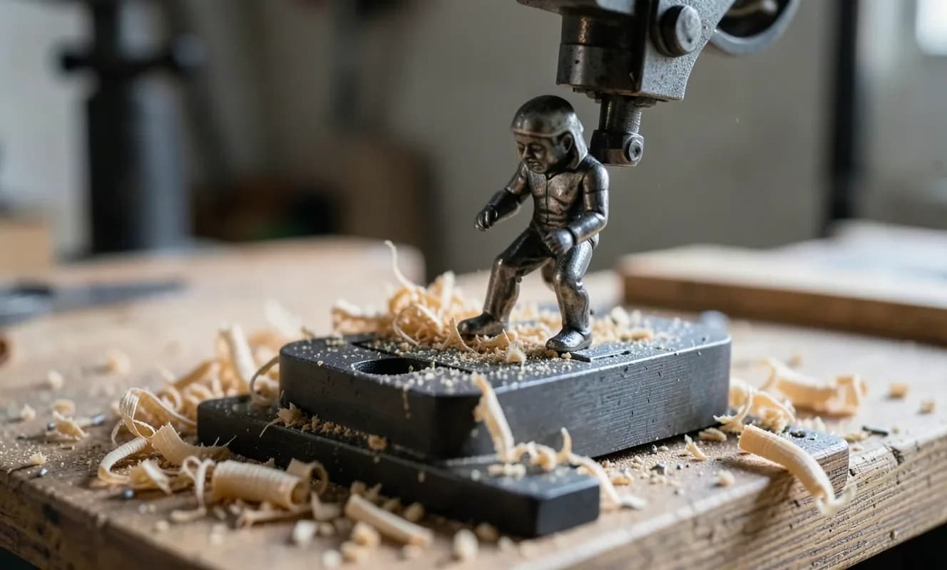 Mesa de trabajo CNC con IA permite cortar figuras 3D sin experiencia previa