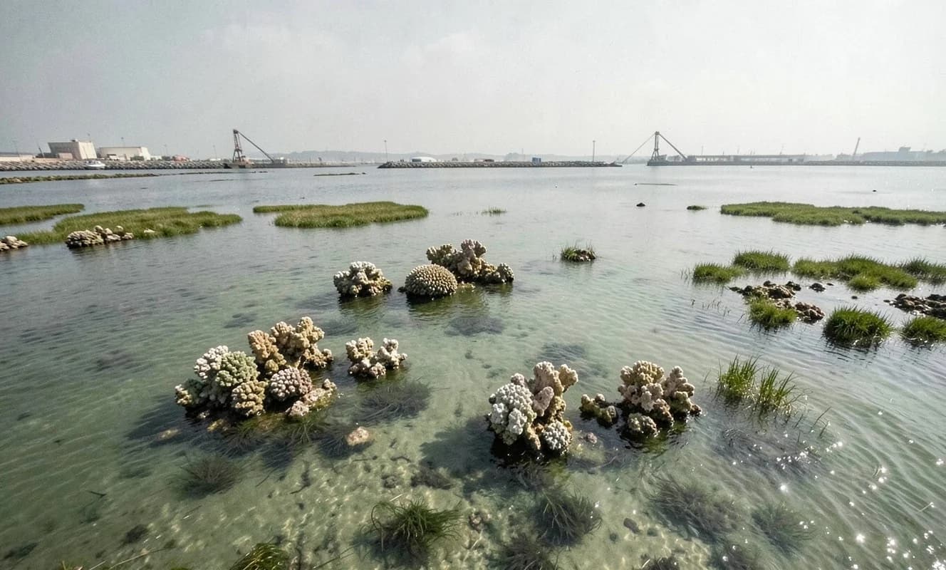 Singapur'un ada birleştirme planı mercan resiflerini yok etme riski taşıyor