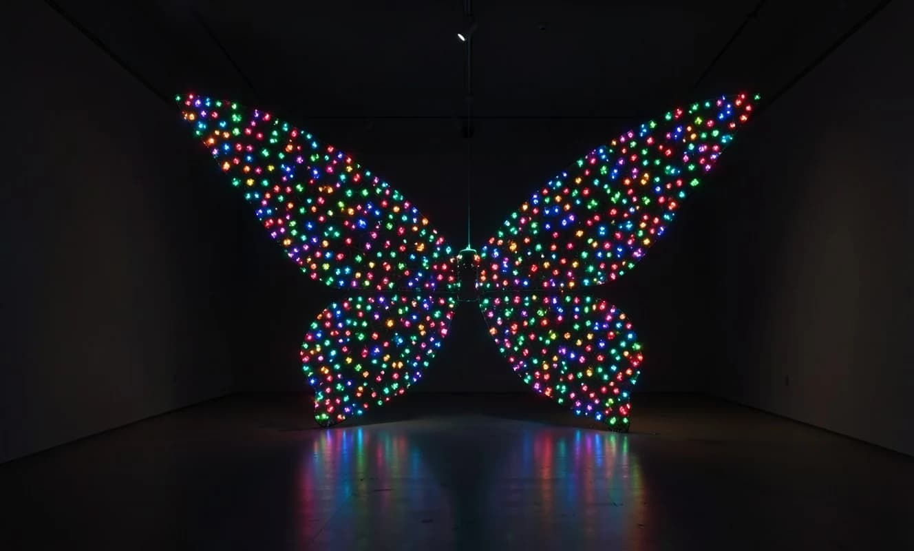 Maker Faire Bay Area: LED sanat ve etkileşimli ışık sergileri 'Dark Room' da buluşuyor