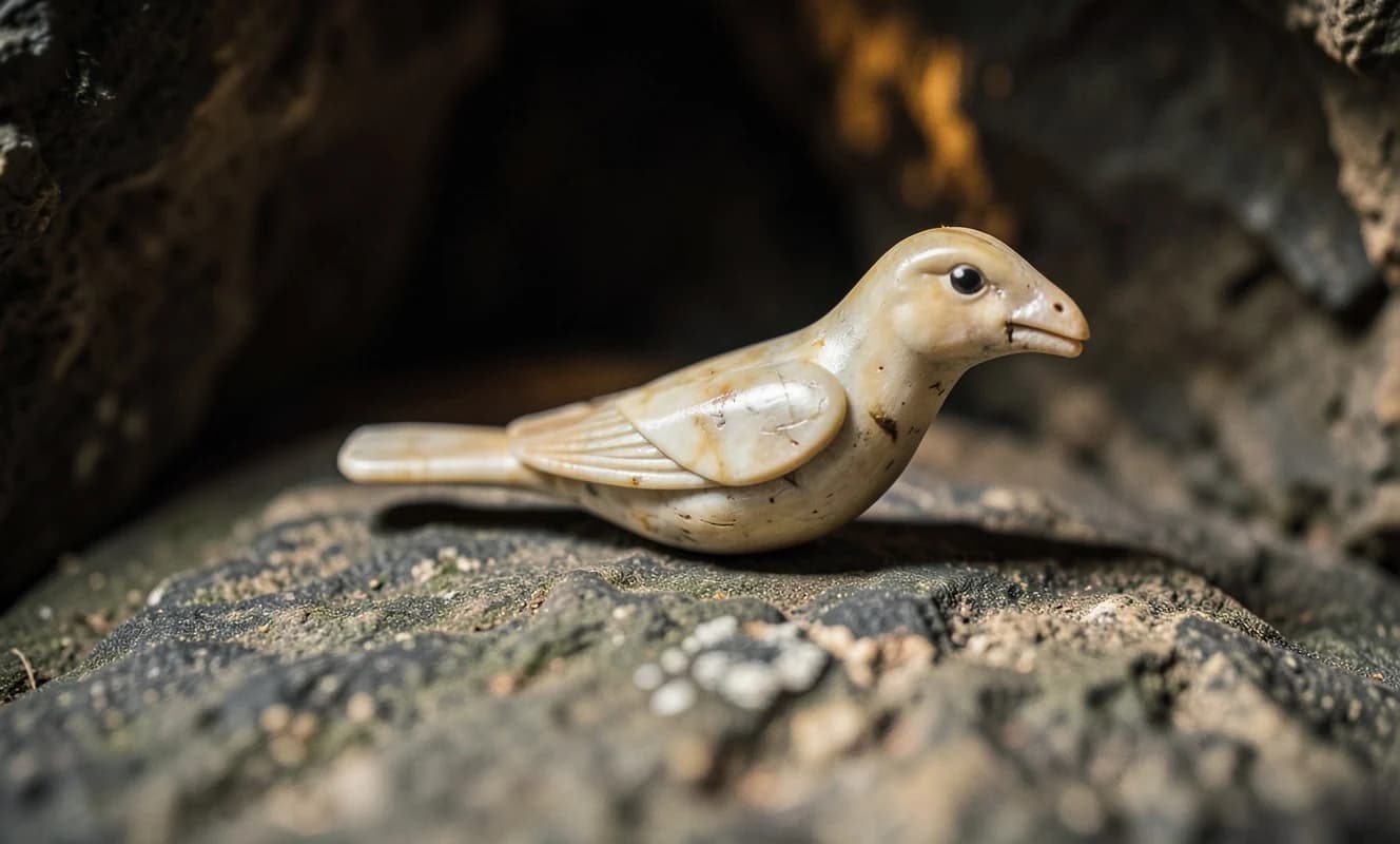 4万年前のミニチュア鳥の彫刻、ドイツで発見