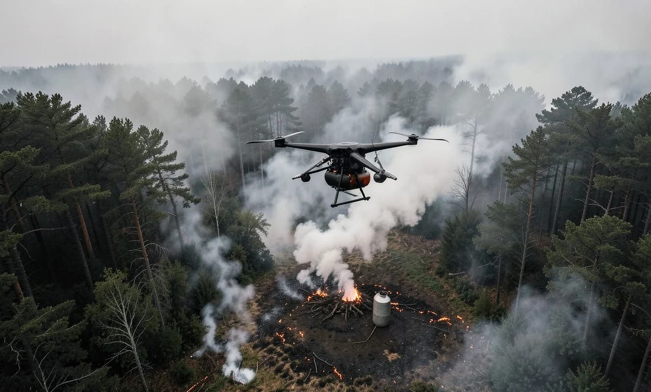 Bomberos prueban drones automáticos para intervención temprana