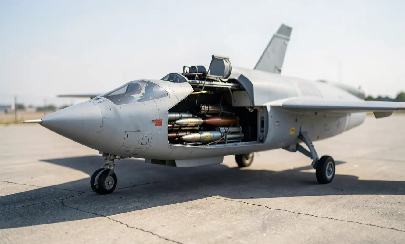 Bayraktar KIZILELMA、内部兵器庫からの実弾射撃試験を完了