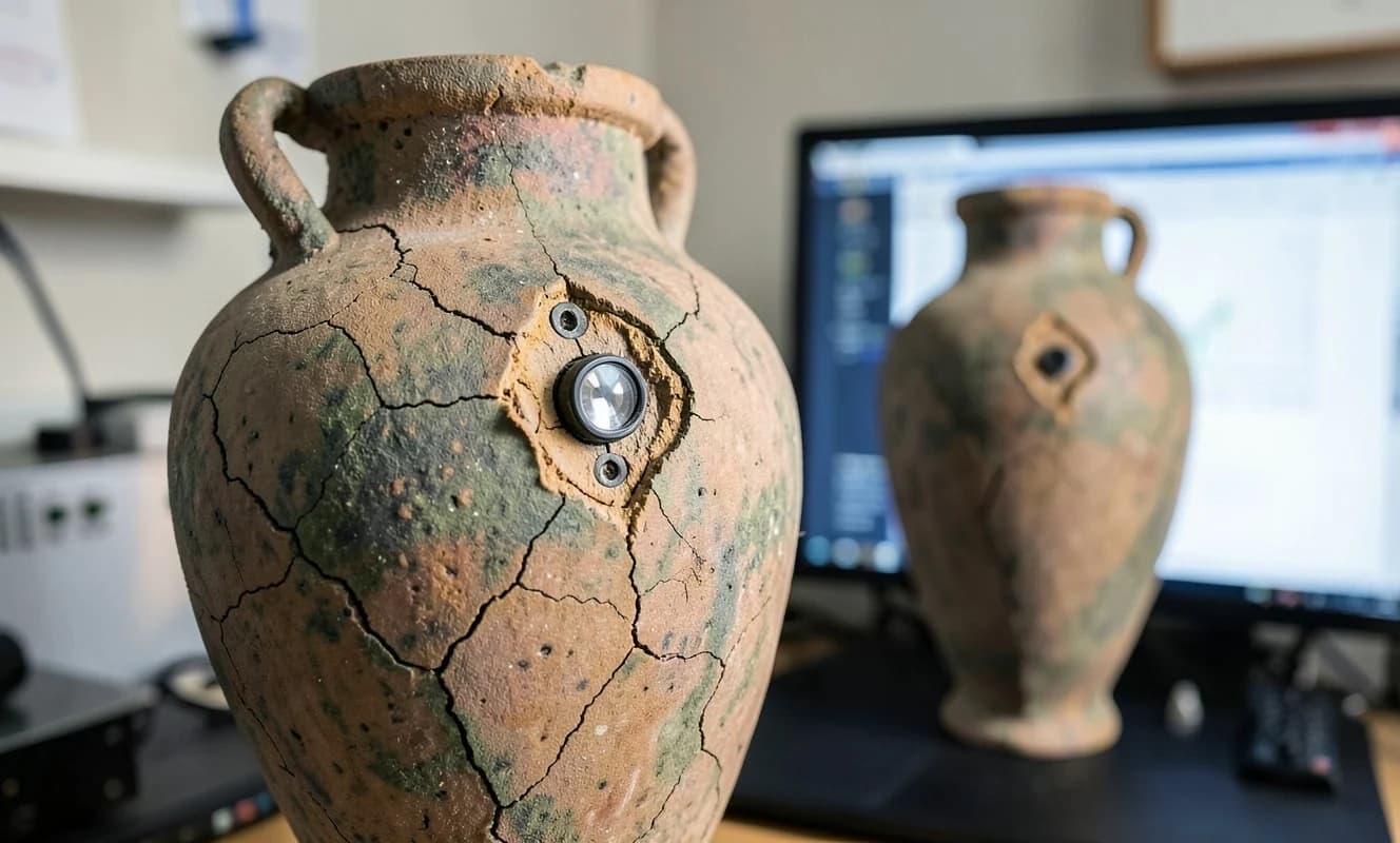 Koç Üniversitesi研究者、3Dプリンタとセンサー付き修復で古代陶磁器の保護に貢献