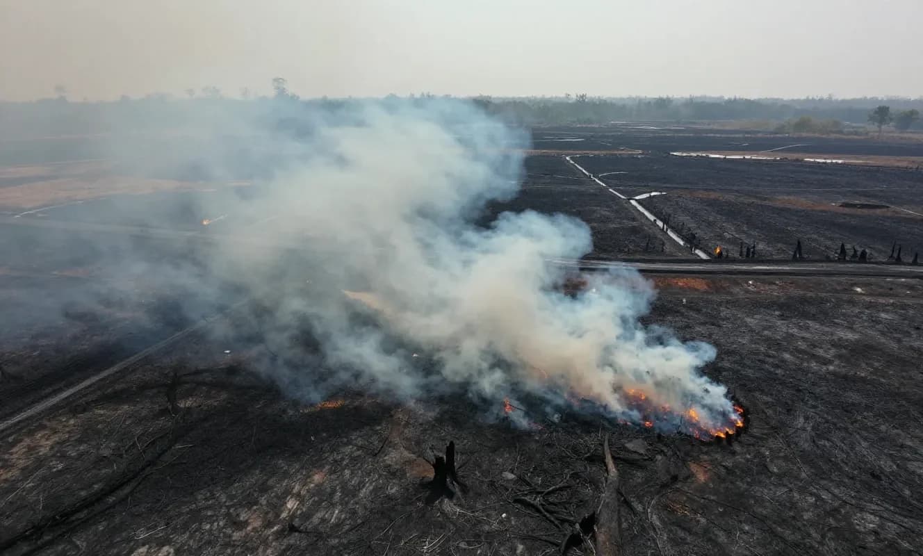 Los incendios de turba en Indonesia se intensifican con El Niño, remiten a la catástrofe de 2015