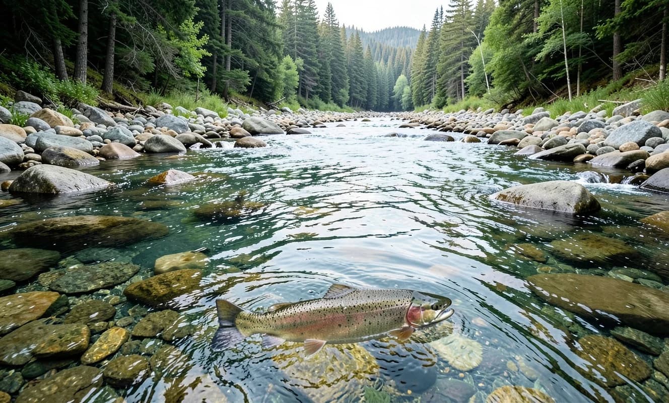 Klamath Nehri'nde barajlar kaldırıldıktan sonra Chinook somonları tarihi yaşam alanlarına döndü