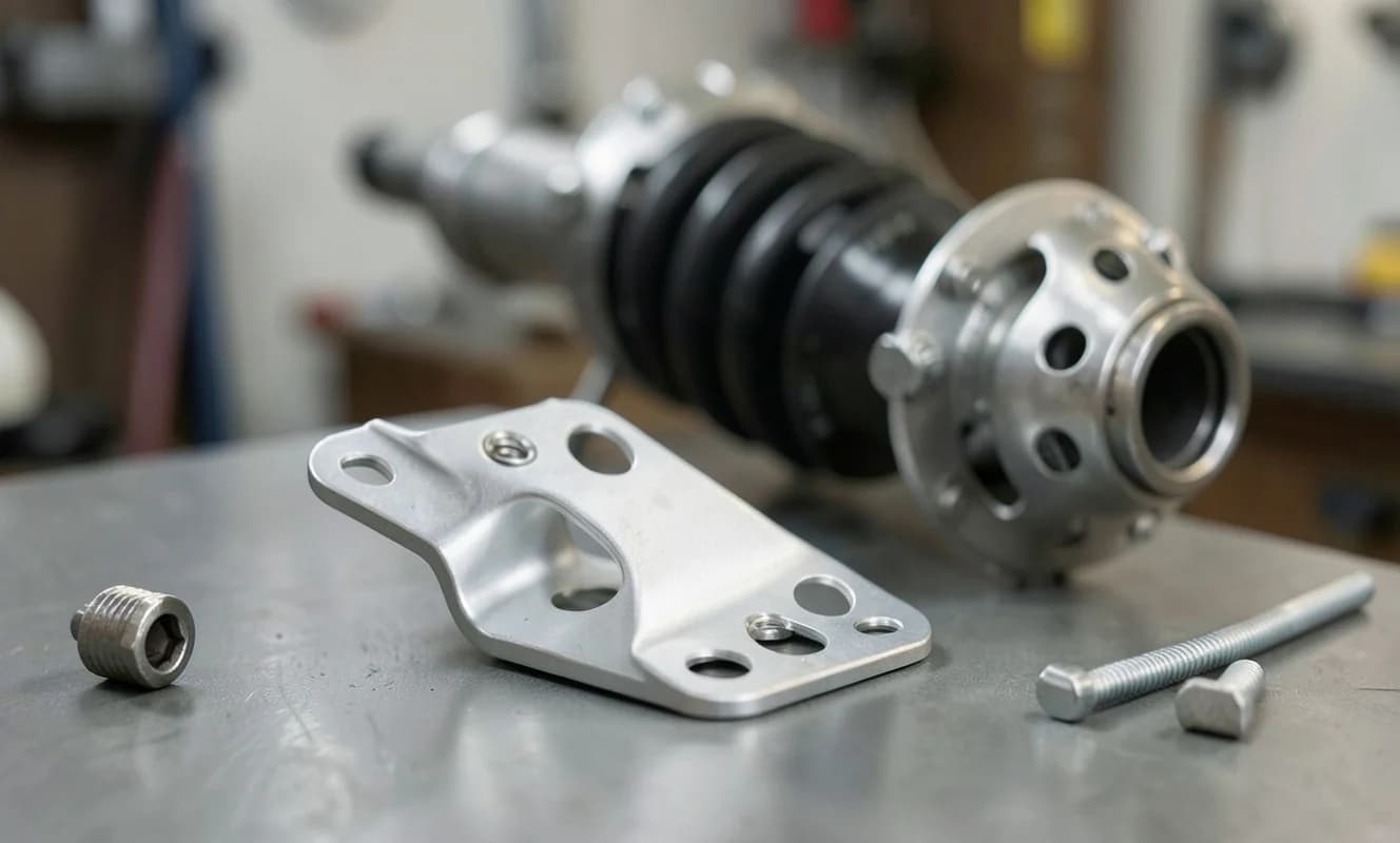 Genb、ハイエース200系2WD向けスタビライザー・ショック干渉防止ブラケットを発売