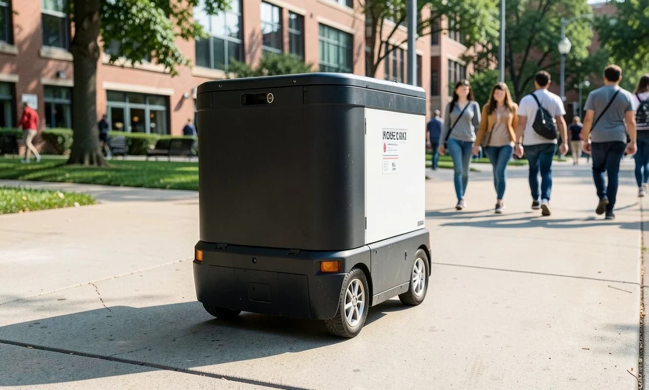 Robot.com'dan Sodexo ile yedi yıllık kampüs teslimat robotu anlaşması