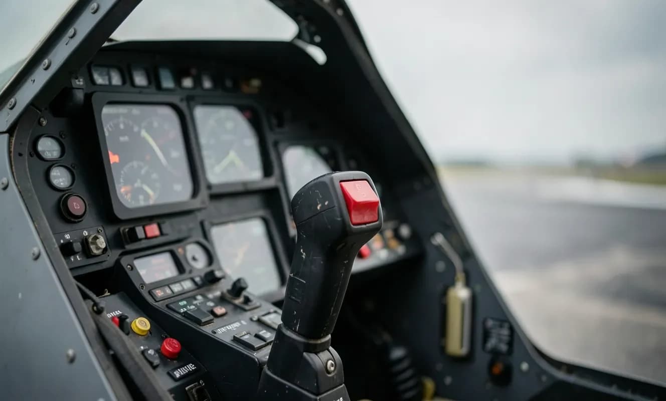 ¿Qué significa el botón 'turşu' en los aviones de combate?