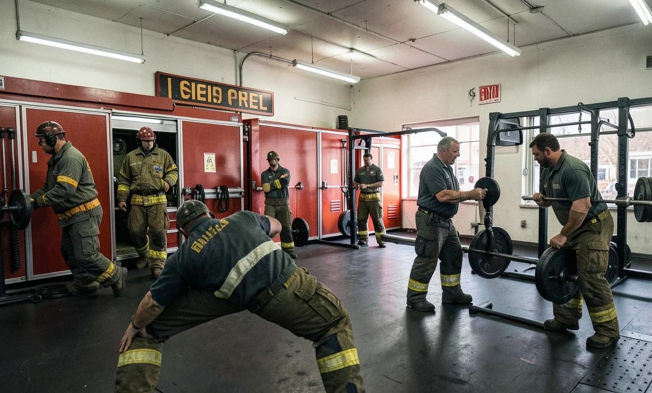 Los líderes de los equipos de bomberos afectan la preparación física de los equipos