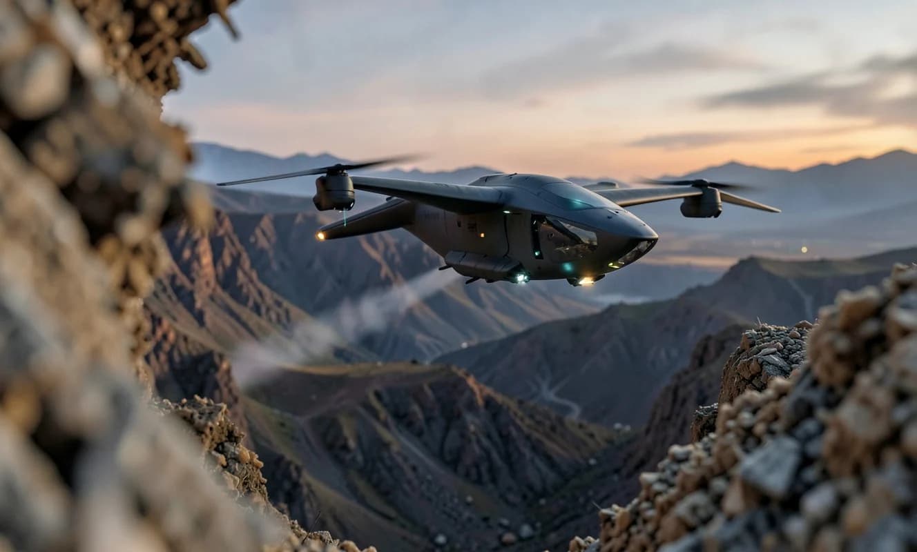 Anduril presenta el avión tiltrotor autónomo Thunder