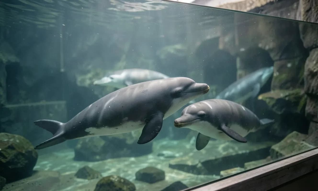 Dört Beluga Chicago Akvaryumuna Vardı