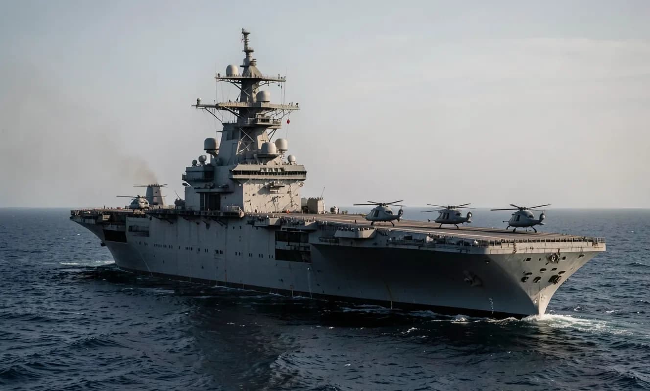 El cuarto buque de asalto anfibio Tipo 075 de China supera la prueba de capacidad de combate total