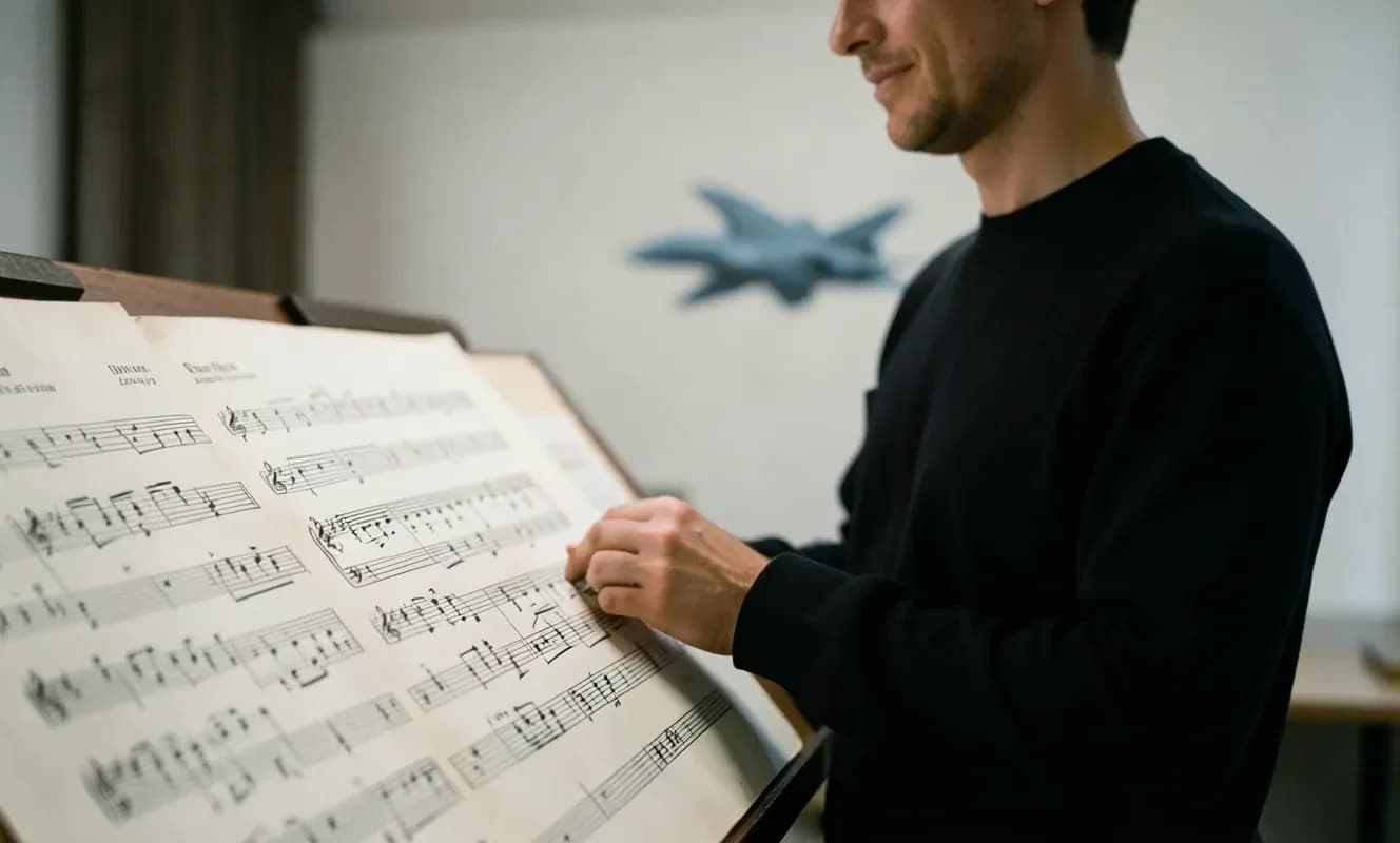Ace Combat 8: Kanatların Theve Geliştirici Günlüğü, Geniş Kapsamlı Müzik Üzerine
