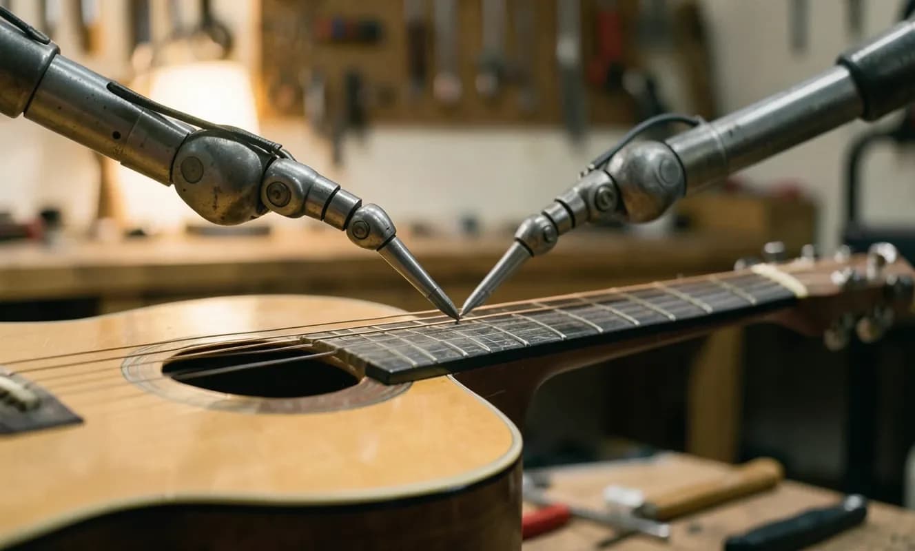 MegCell Pulse: デジタル楽譜からアナログ音を生み出すギター演奏ロボット