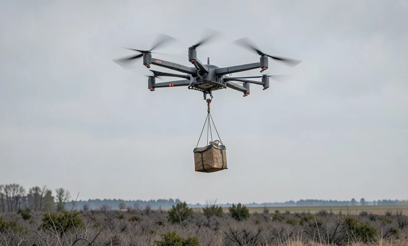 Ukrayna ordusu 500 gündür düşman karasında kalan askeri dev dronla tahliye etti