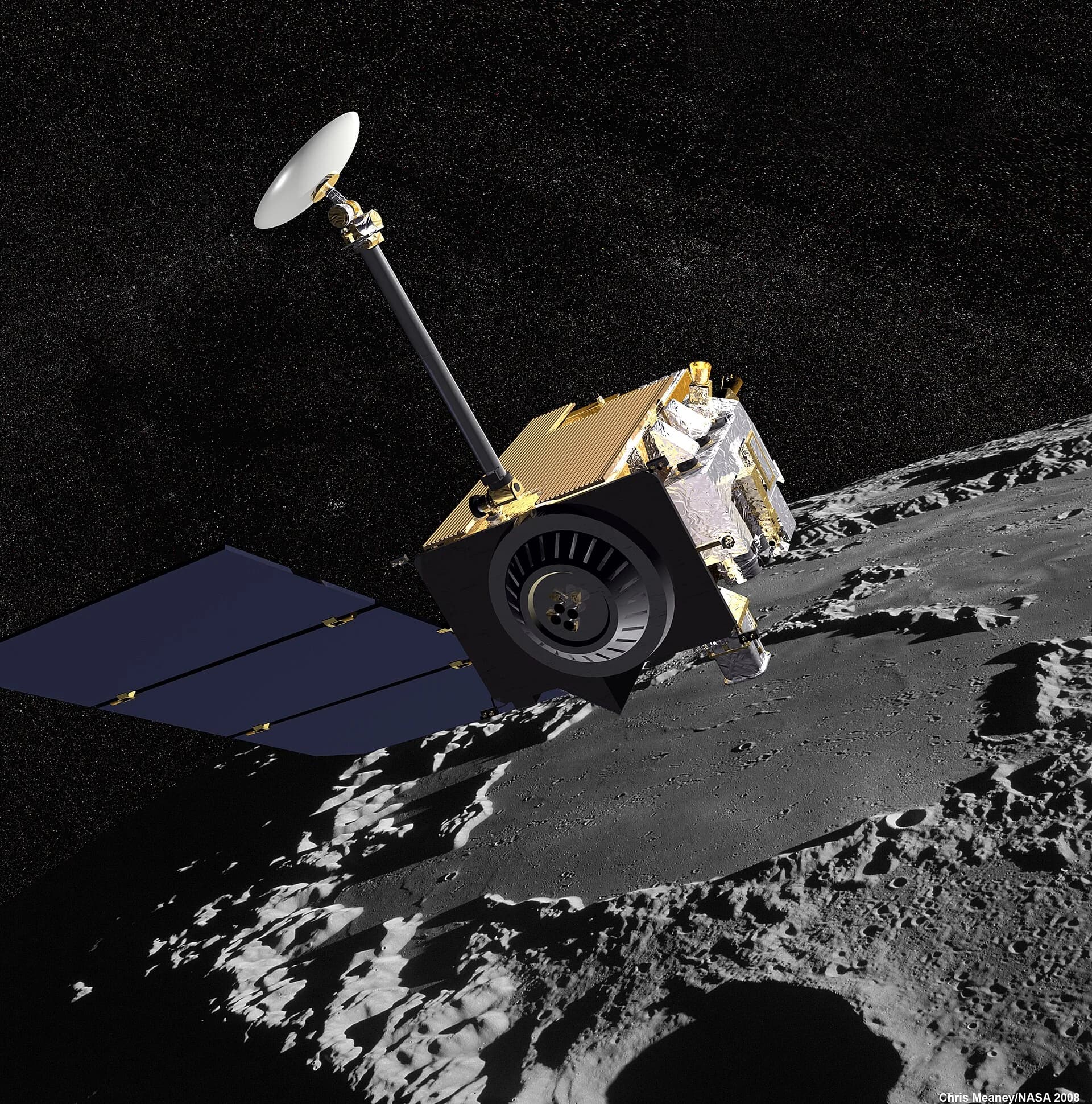 SpaceX y NASA trabajan para evitar que partes de cohetes choquen con la Luna