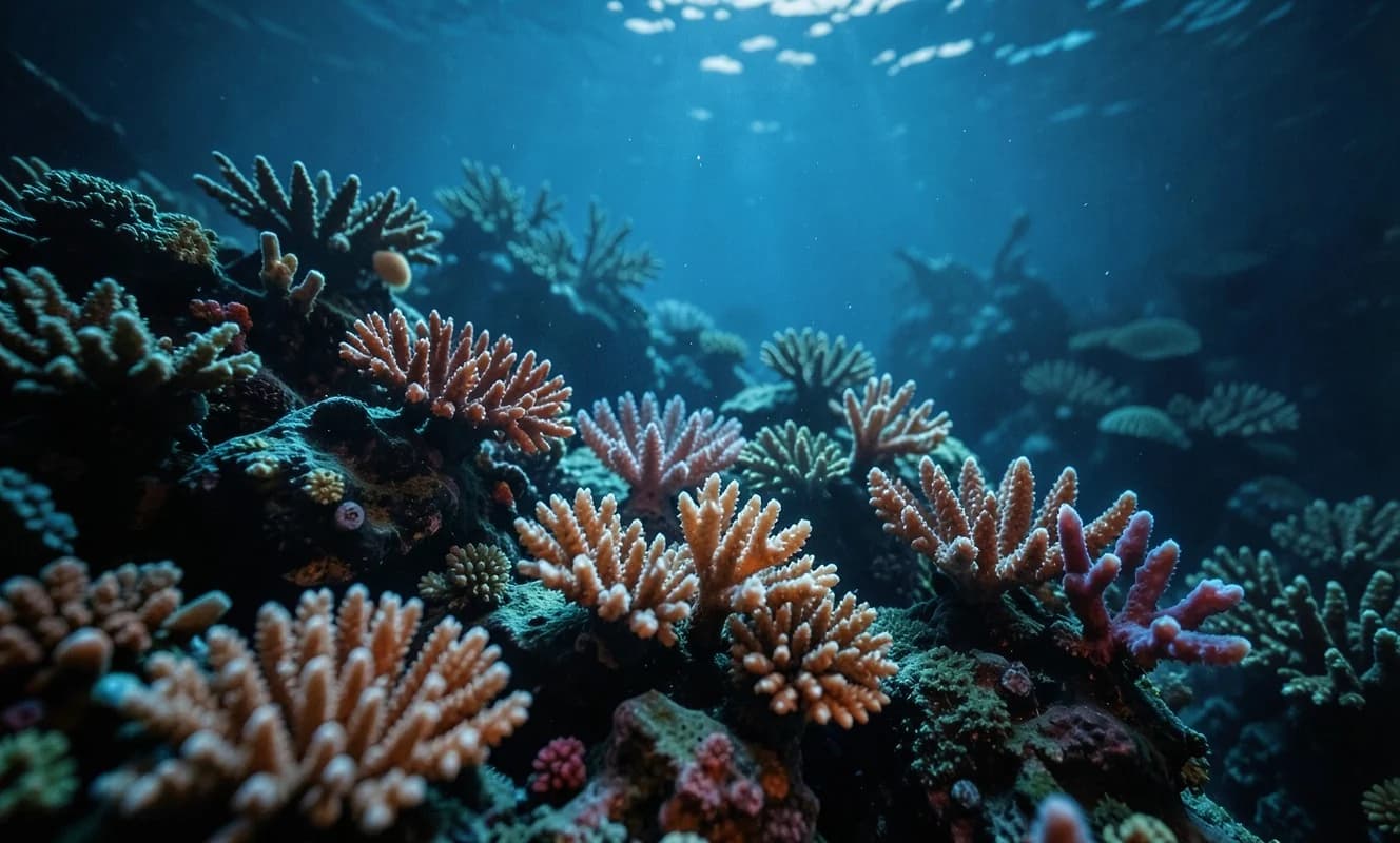 Se accede a los corales que viven en las profundidades de Benin