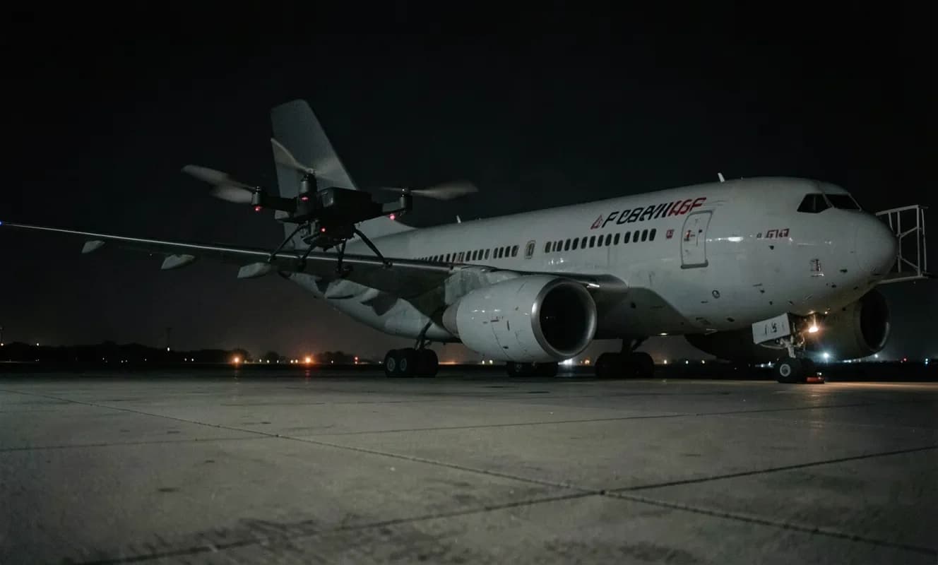Leipzig Havalimanı'nda patlayıcı taşıyan bir drone tespit edildi