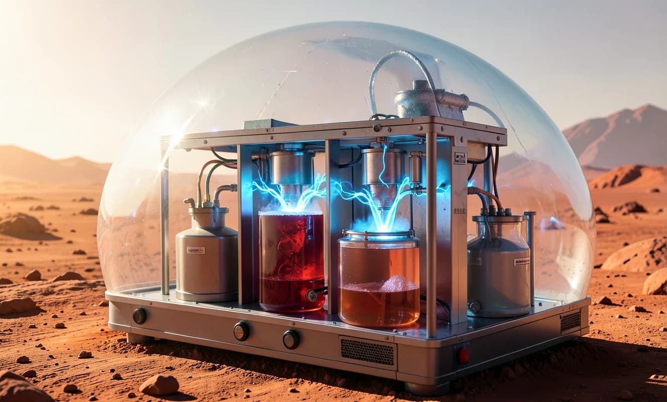 Mars' Atmosferinden Roket Yanıcısı Üretimi: Yeni Kırılım