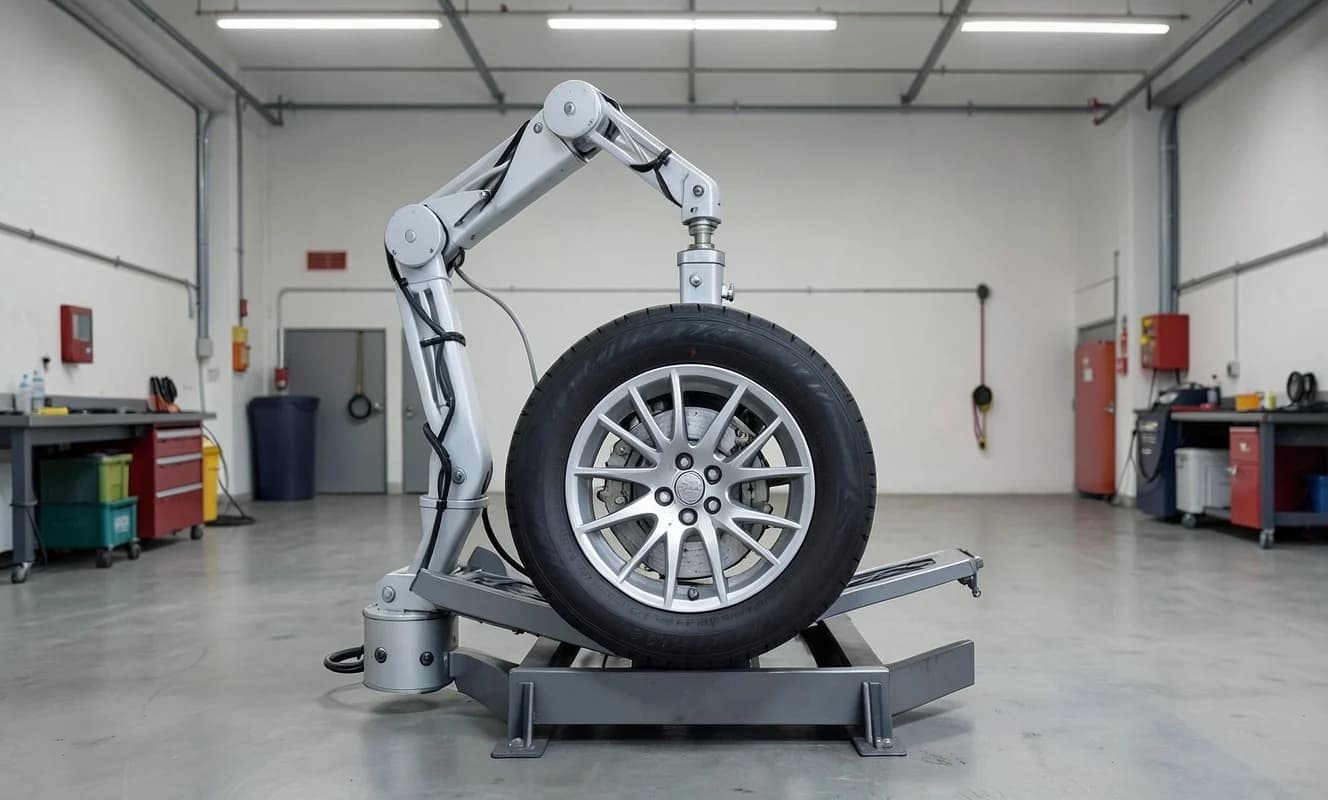 Automated Tire presenta el robot 'Smart Bay' que cambia neumáticos sin desmontar las ruedas