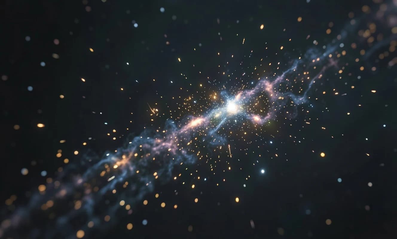 Observaciones del Hubble captan las 'balas cósmicas' de una rara explosión estelar en la Vía Láctea