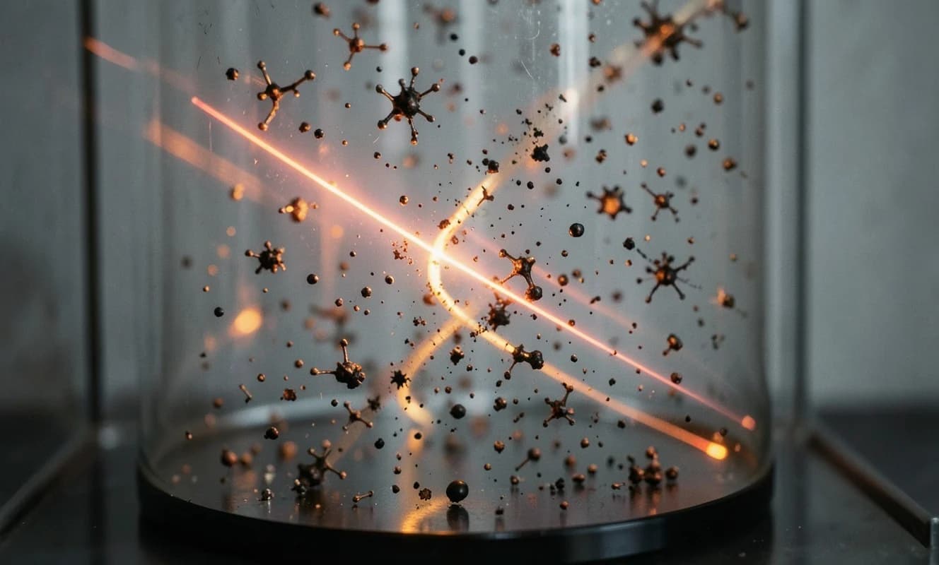 Döndürülen lazer ışığı ayna görüntü moleküllerini parçacık sayısıyla ayırt ediyor