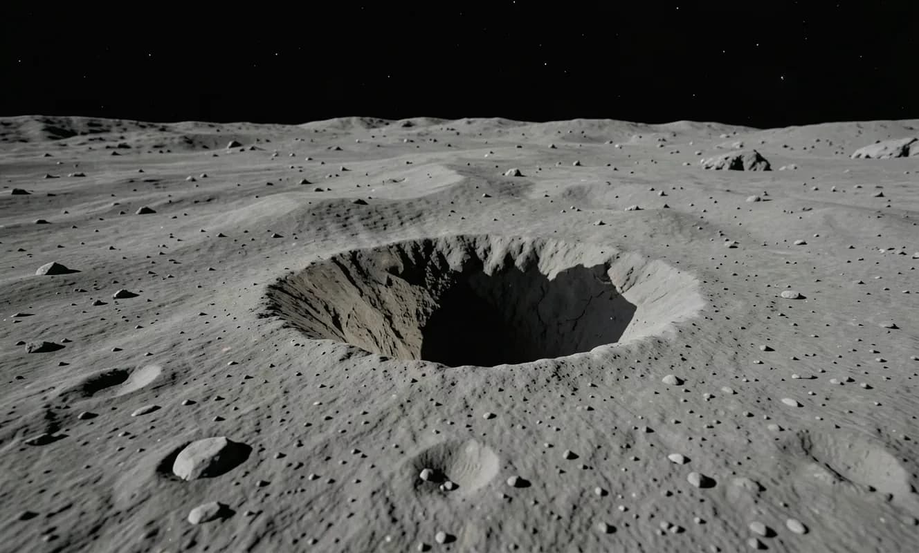 Fusil de SpaceX crea un cráter en la Luna: el orbitador lunar coreano lo capturó