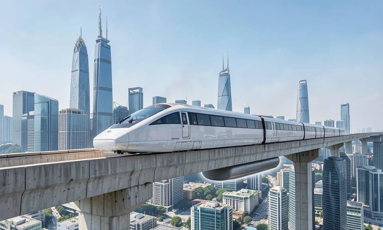Dünyanın tek ticari yüksek hızlı maglev treni: Şangay merkezinden havalimanına 7 dakika