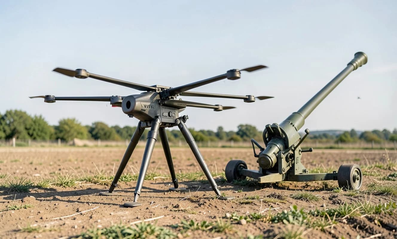 Integración de VTOL IA con el obús K9