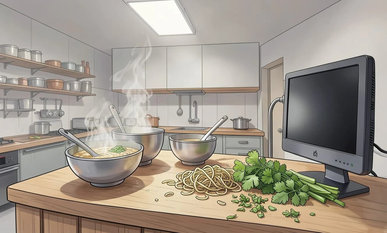Japanese Ramen Simulator: Ramen Dükkanı Simülasyonu Gerçekçi İş Yükü ve Şefin 'Şölen Rameni' Tarifi