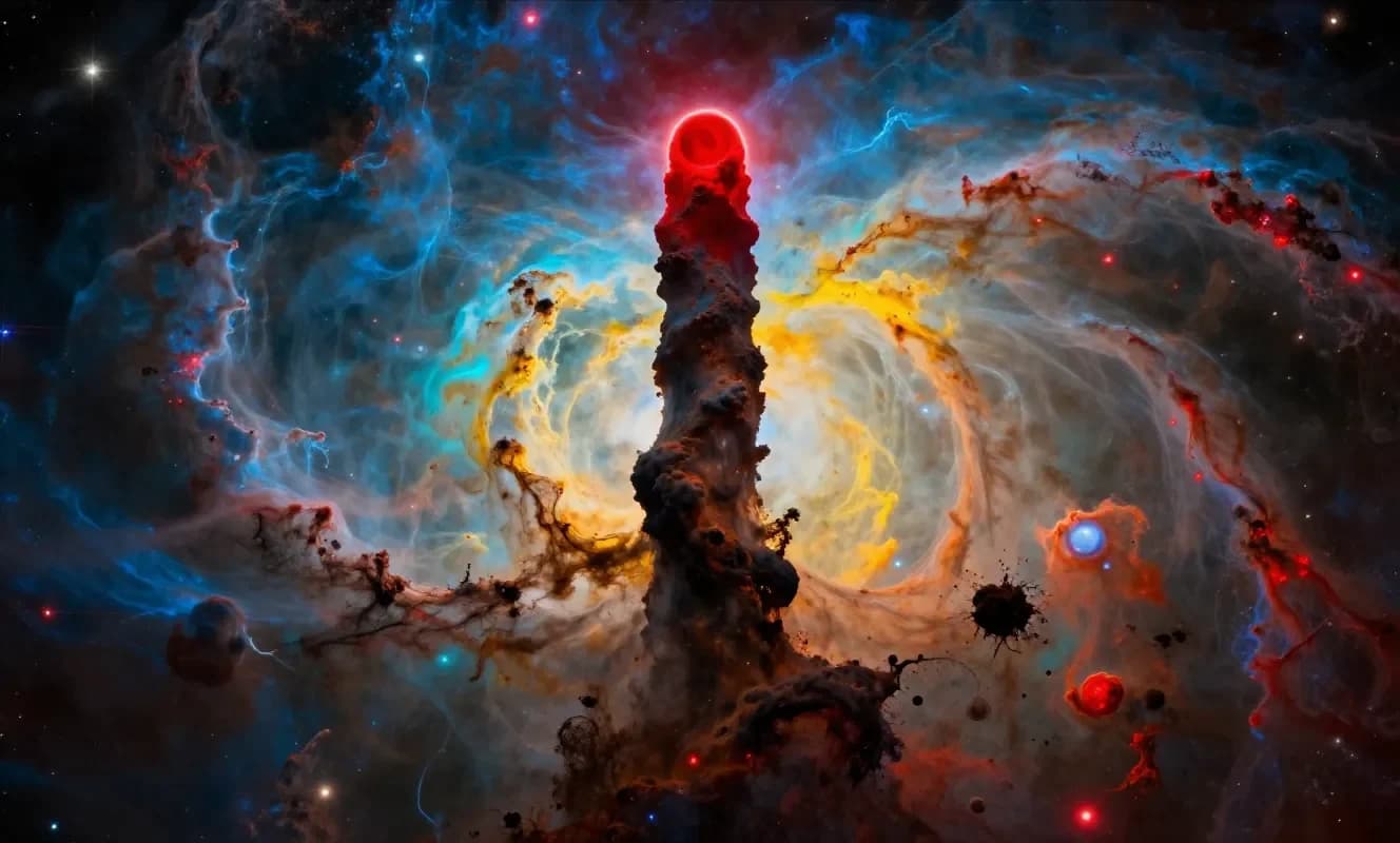 NASA'nın Hubble ve Webb Teleskopları 'Kedinin Başı' Nebulasını Yakaladı