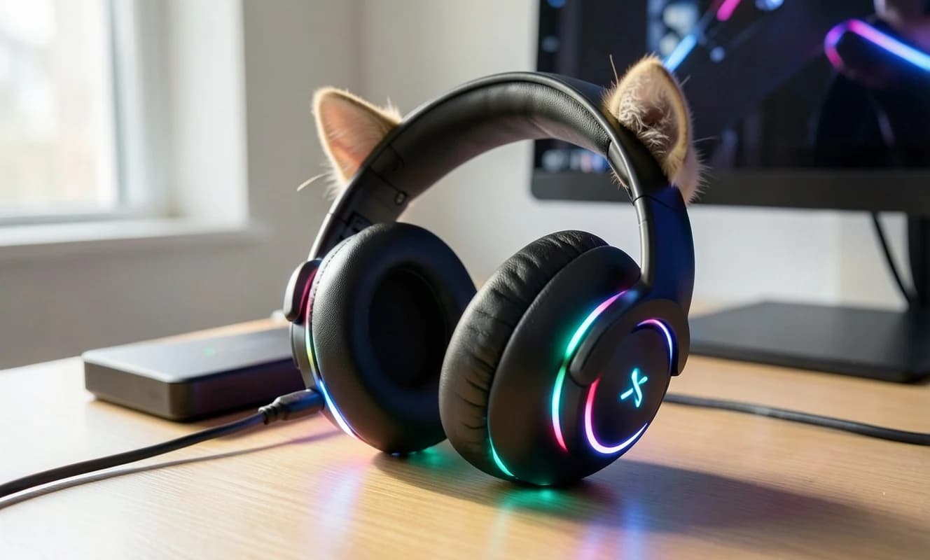 Razer Kraken Kitty V3, 109.99 euro ile yeni nesil kedi kulaklığı olarak duyuruldu