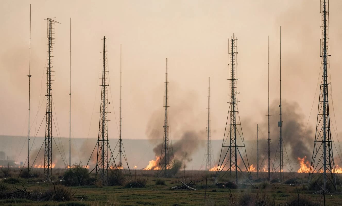 Yangın, NASA'nın İspanyol Derin Uzay İstasyonunu İskân Etti